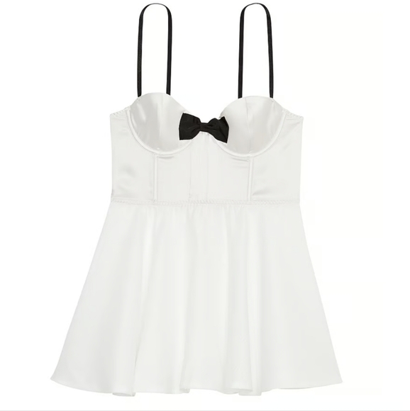 Victoria's Secret Bow Top Bustier Slip Dress - Picture 5 of 13